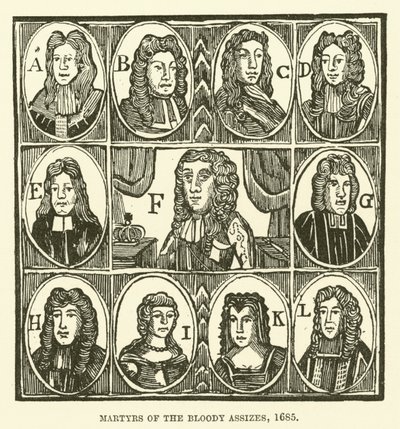 Martyrs of the Bloody Assizes, 1685 av English School